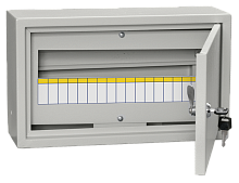 Щит распределительный навесной IEK ЩРн-18з-1 265x440x120 с замком IP31 картинка 